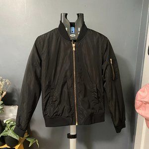 FOREVER 21 Black Bomber Jacket